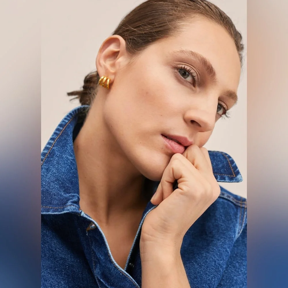 MANGO Oversize denim jacket - Picture 8 of 12